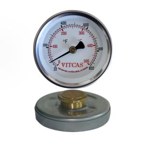 Krosnies durelių termometras 0 °C–500 °C