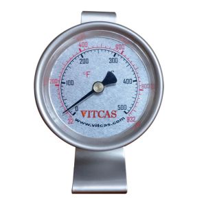 Pastatomas krosnies termometras 0 °C–500 °C