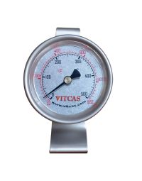 Pastatomas krosnies termometras 0 °C–500 °C